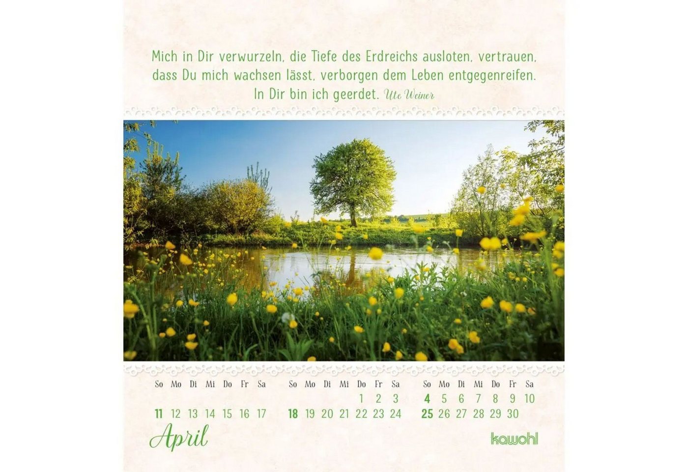 Tischkalender Von Herzen ein gutes Jahr 2027 Bild 3