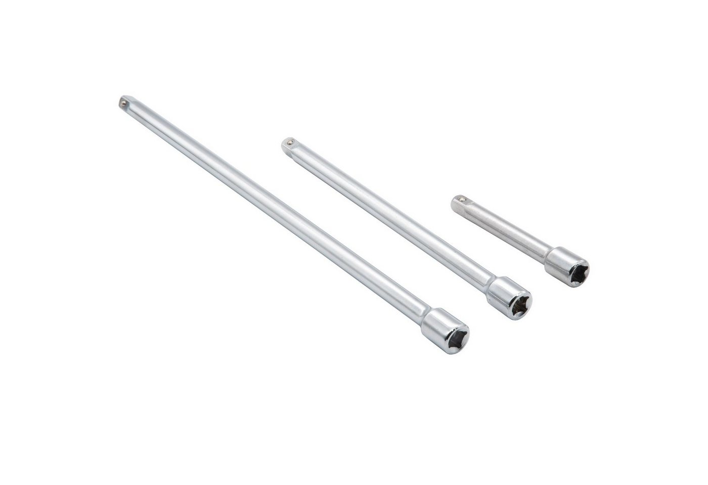 BENSON Bit-Set Steckschlüssel Verlängerung 1/4" Stecknuss Knarren, Adapter, 75-225mm, Set, 3tlg, TOP Bild 2