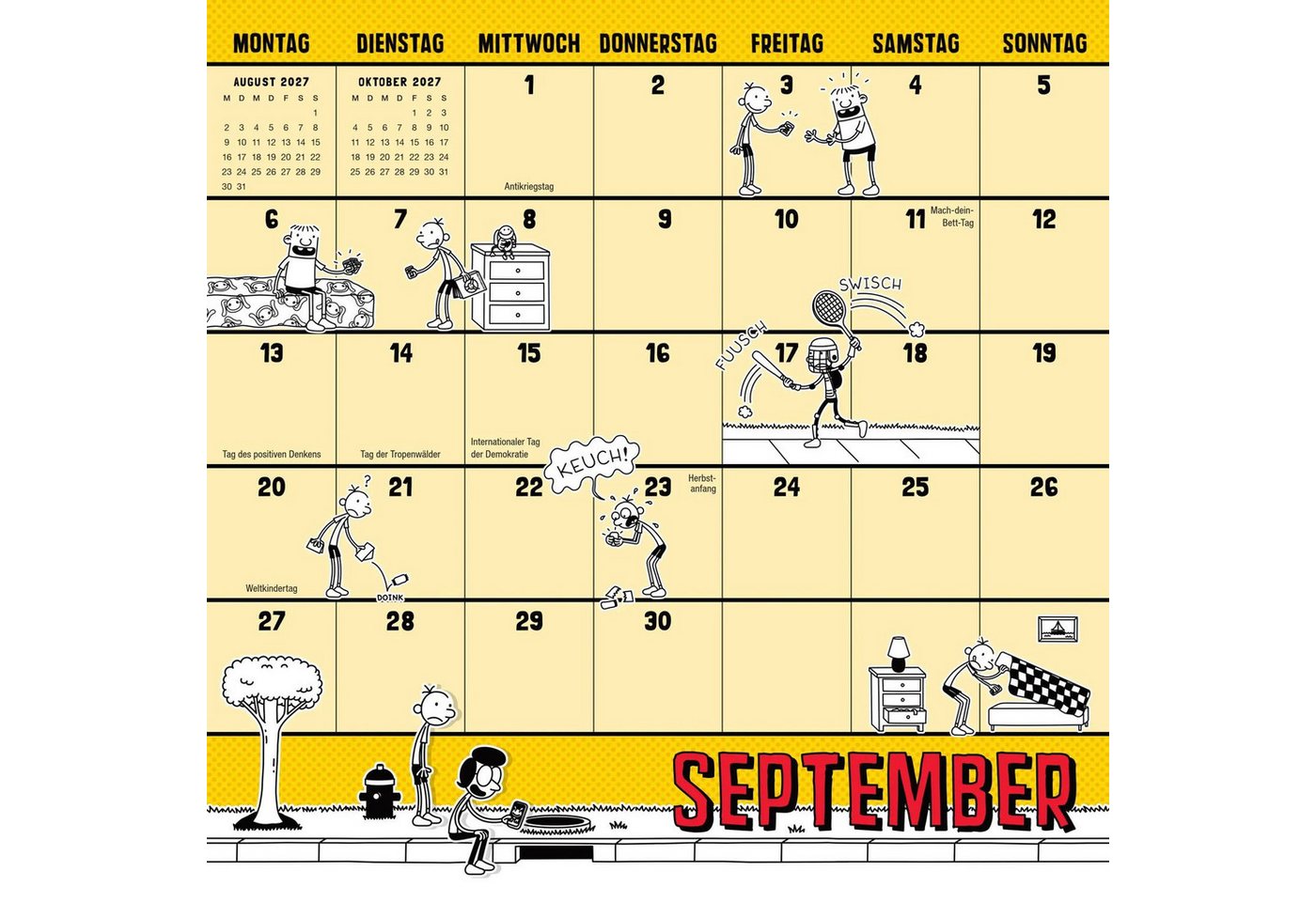 Baumhaus Verlag Wandkalender Gregs Kalender 2027 Bild 2