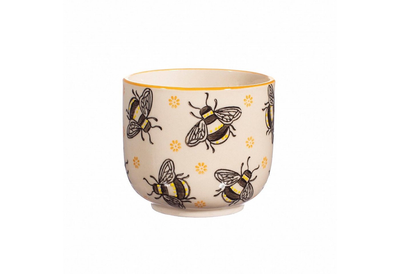 Sass & Belle Pflanzschale Handbemalter Pflanztopf im mediterranen Stil