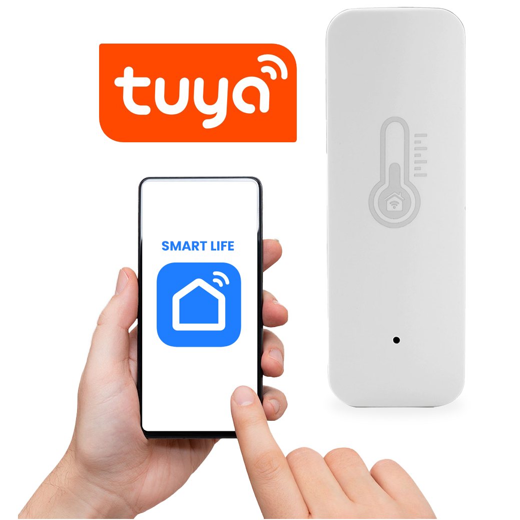 Casativo Hygrometer Thermometer und Hygrometer, Temperatur- & Luftfeuchtigkeits Sensor, (2-St), mit Tuya oder SmartLife App Bild 3