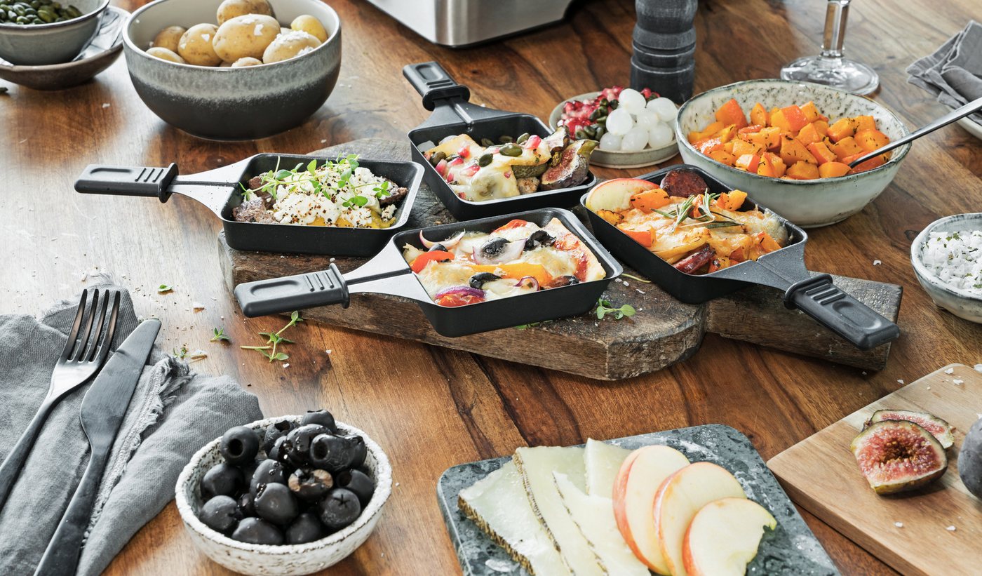 Gastroback Raclette Raclette Grill & Pancake Station, 12 Raclettepfännchen Bild 5