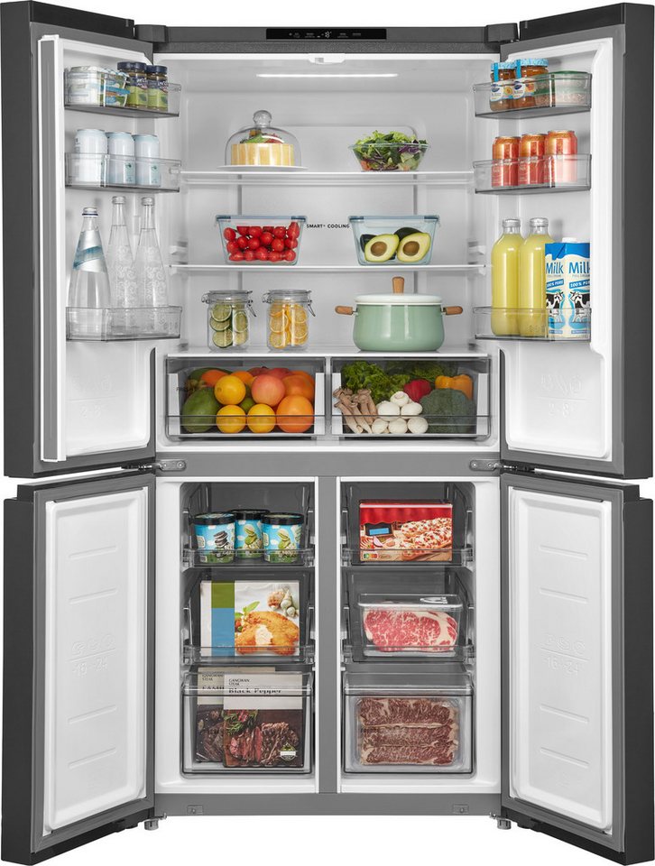 Midea Multi Door ECO MASTER MDRM671EIA45, 178,8 cm hoch, 83,3 cm breit, MultiAirFlow & TotalNoFrost: kein Abtauen und optimale Luftzirkulation Bild 2