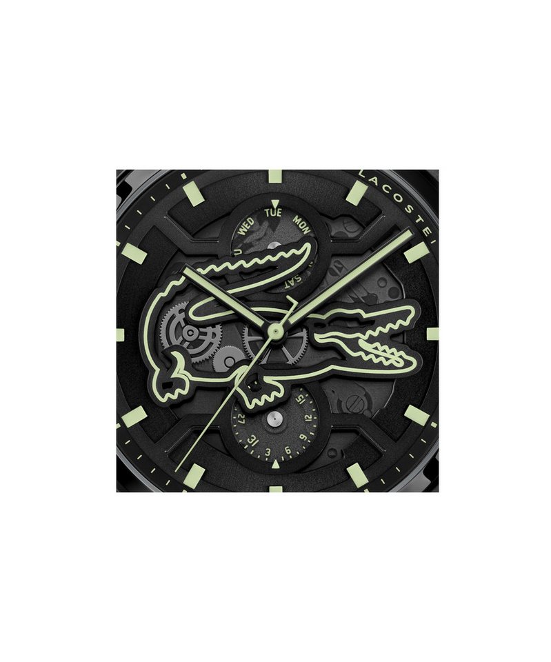 Lacoste Multifunktionsuhr ARTHOR 2011537, Quarzuhr, Armbanduhr, Herrenuhr, Silikonarmband, analog Bild 4