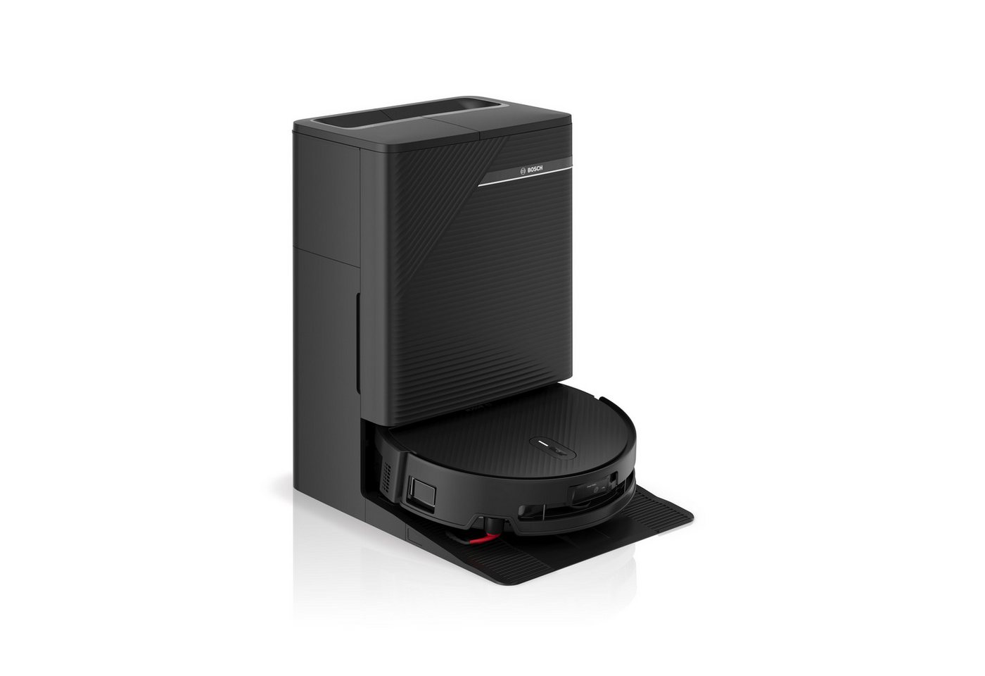 BOSCH Saugroboter mit Wischfunktion Spotless 2 Advanced BCR2S2BX/BCR2S2WX, beutellos, ausfahrbare Wischrolle, 27.000 Pa Saugkraft, smarte Fleckenentfernung Bild 2