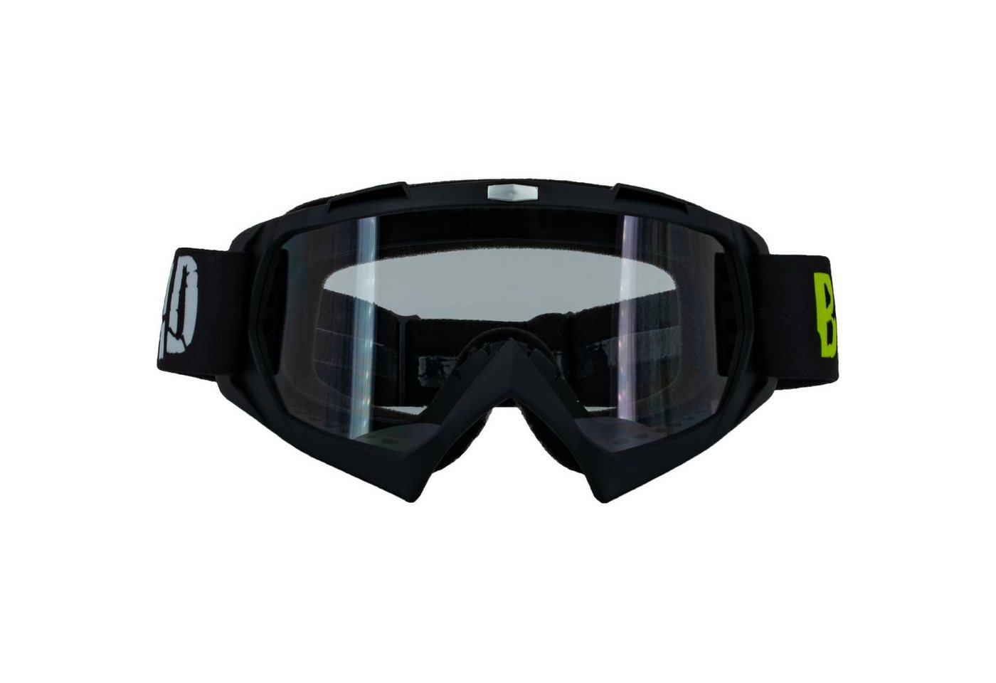 Broken Head Motorradbrille MX-2 Schwarz, Silikonbeschichtung Bild 4
