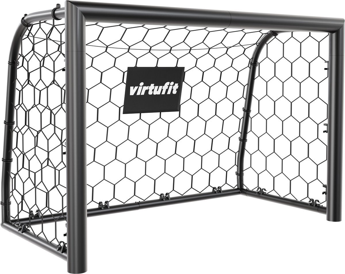 VirtuFit Fußballtor Premium - Heavy Duty - Stahlrahmen - 120 x 80 x 60 Bild 4