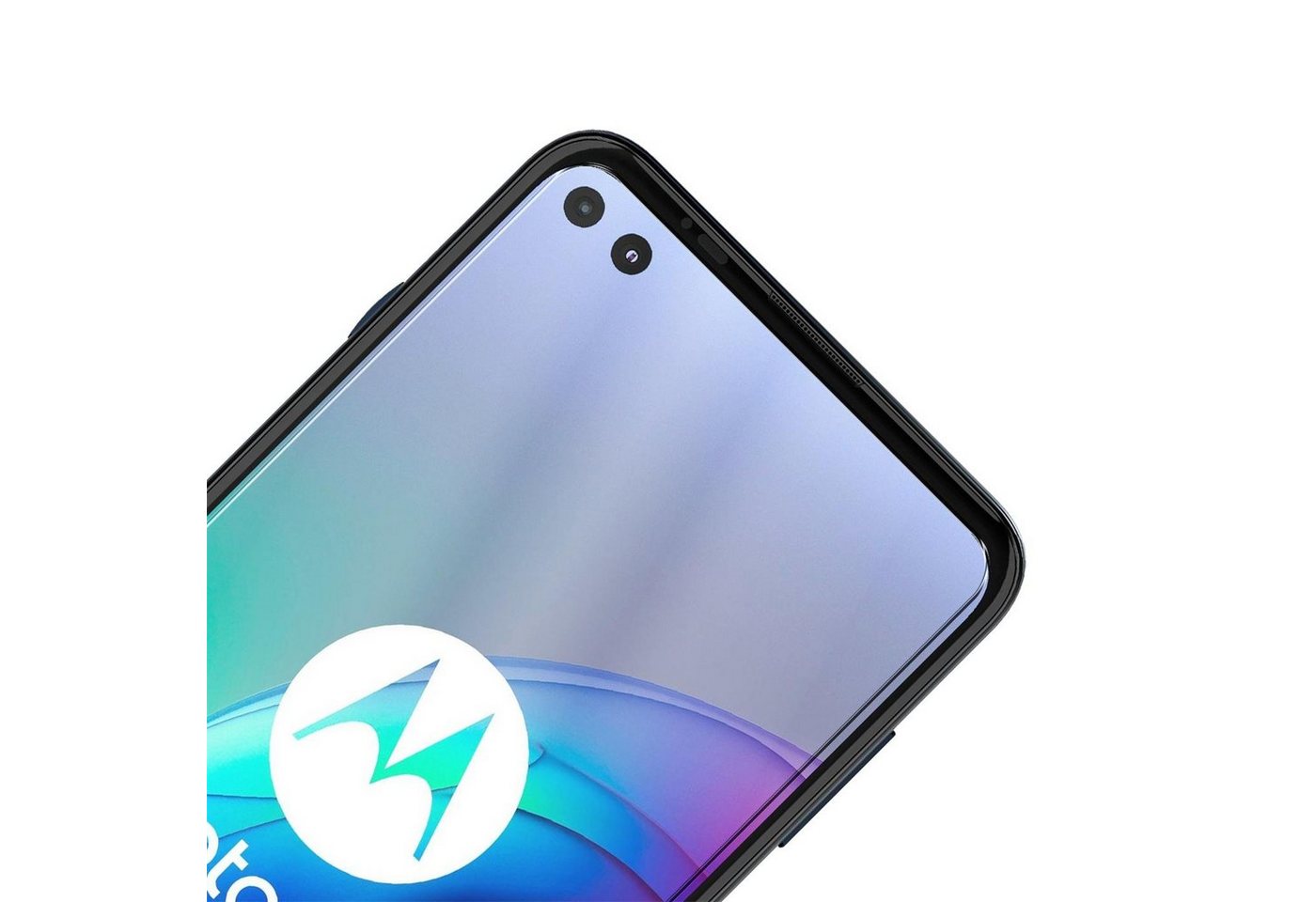 CoolGadget Schutzfolie Panzerfolie für Motorola Moto G100, (9H Härtegrad, 2x Schutzglas, 1xReinigungset), Displayfolie Panzer Schutzfolie 2 Stück für Motorola G100 Glas Folie Bild 2