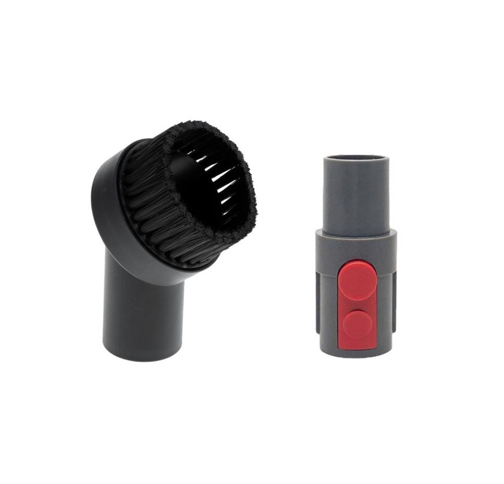 Trade-Shop Möbelbürste mit Anschluss-Adapter passend für Dyson V12 Detect Slim Absolute, Zubehör für Dyson Staubsauger, (2-tlg), Bürste geeignet für Staubsauger-Rohre mit 32mm Innendurchmesser Bild 2