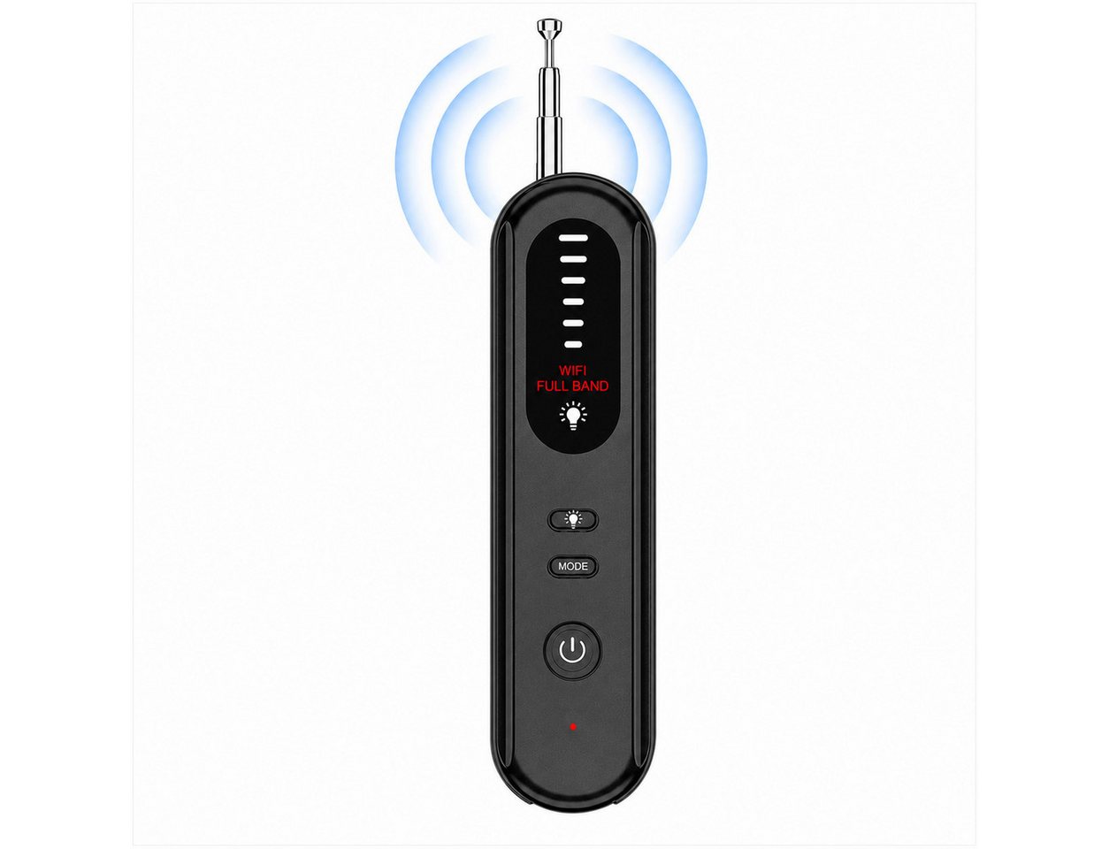 XEOOCE Überwachungskamera Zubehör Kamera-Detektor 4 in 1 RF-Signal & Objektivsuche Schwarz
