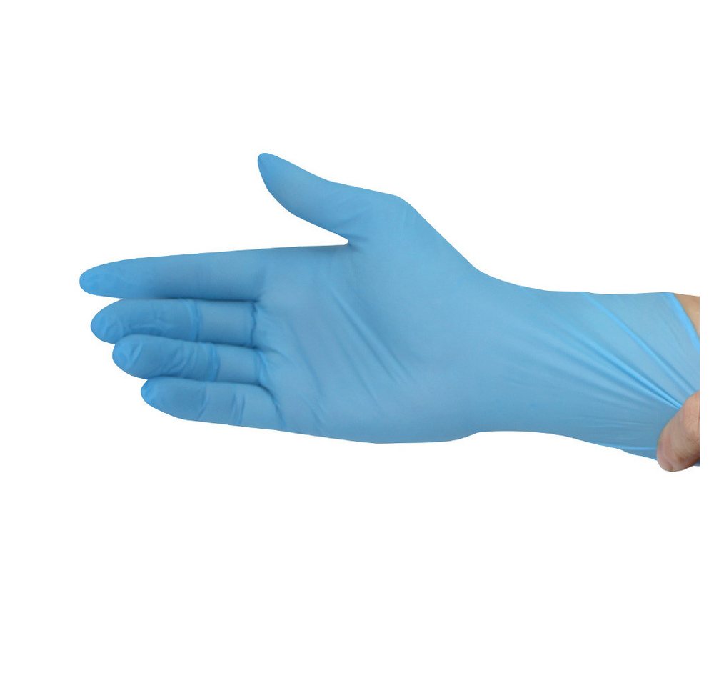 Medi-Inn Nitril-Handschuhe Nitril blue soft Einmalhandschuhe blau puderfrei AQL: 1.5 Bild 2
