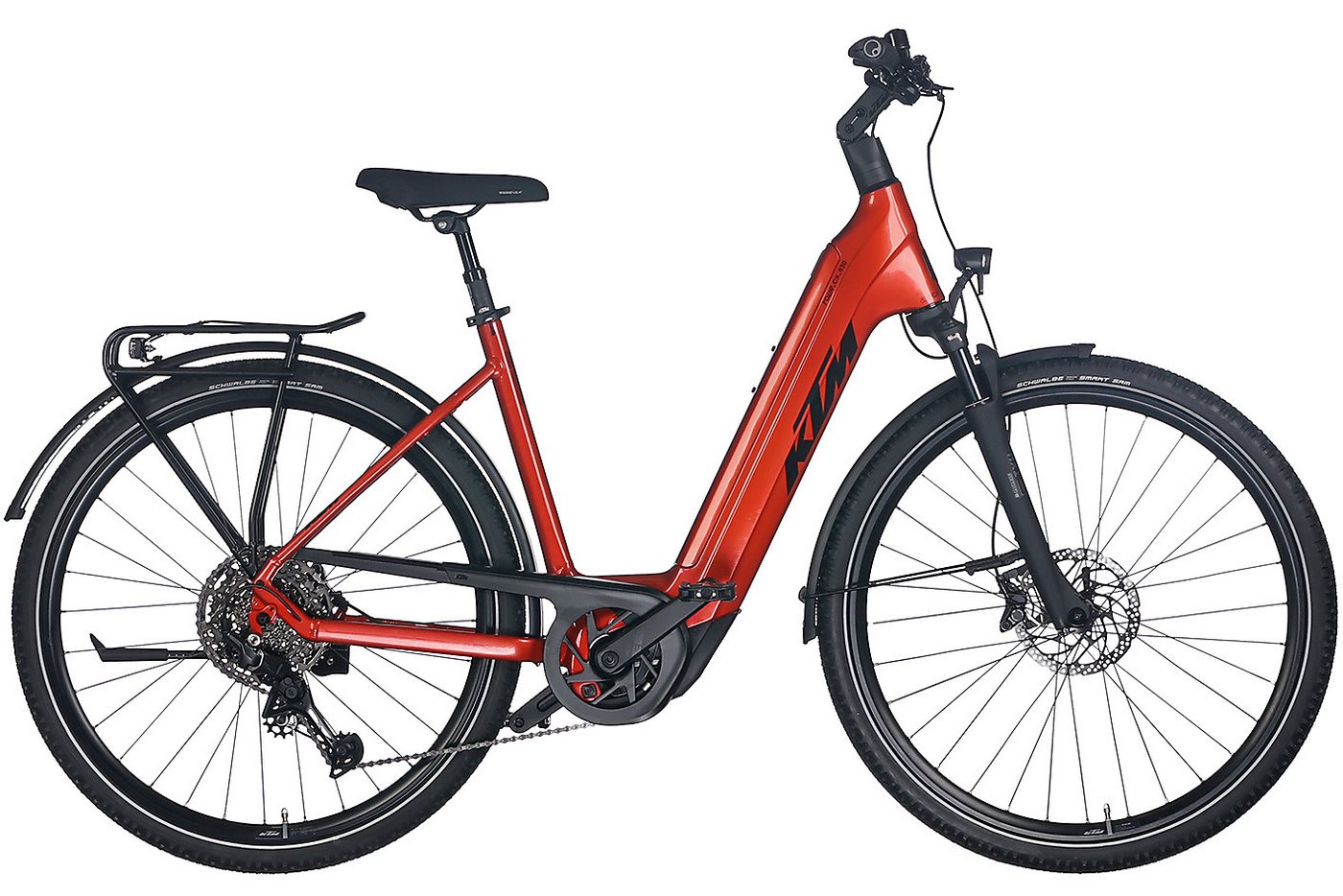 KTM E-Bike KTM Macina Tour CX 830 800 Wh Damen orange 2025, 10 Gang Shimano CUES U6000-11/10 LG shadow+, Kettenschaltung, Bosch Performance Line CX GEN5 smart System Bild 3