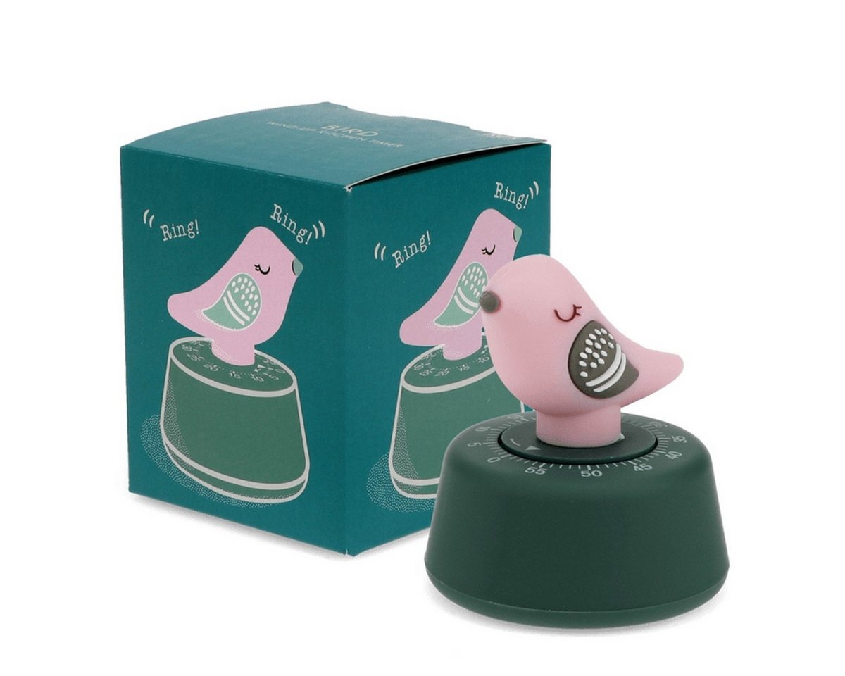 Rex London Küchentimer Tiermotiv mechanischer Timer 59 Min, ohne Batterie, Soft-Touch Bild 4
