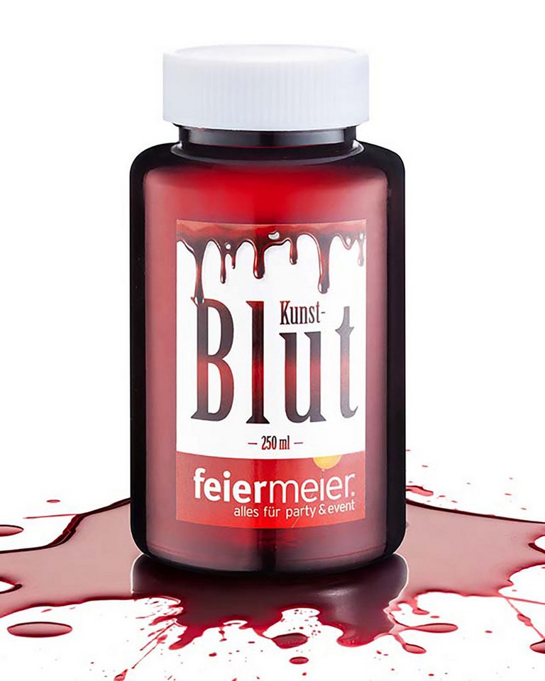 feiermeier Theaterschminke feiermeier Halloween Kunstblut, Flasche 250ml