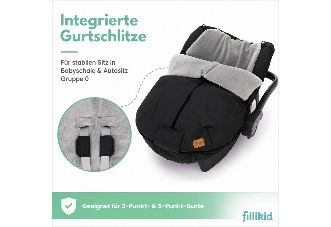 Fillikid Fußsack Winterfußsack Sella Exklusiv Bild 3