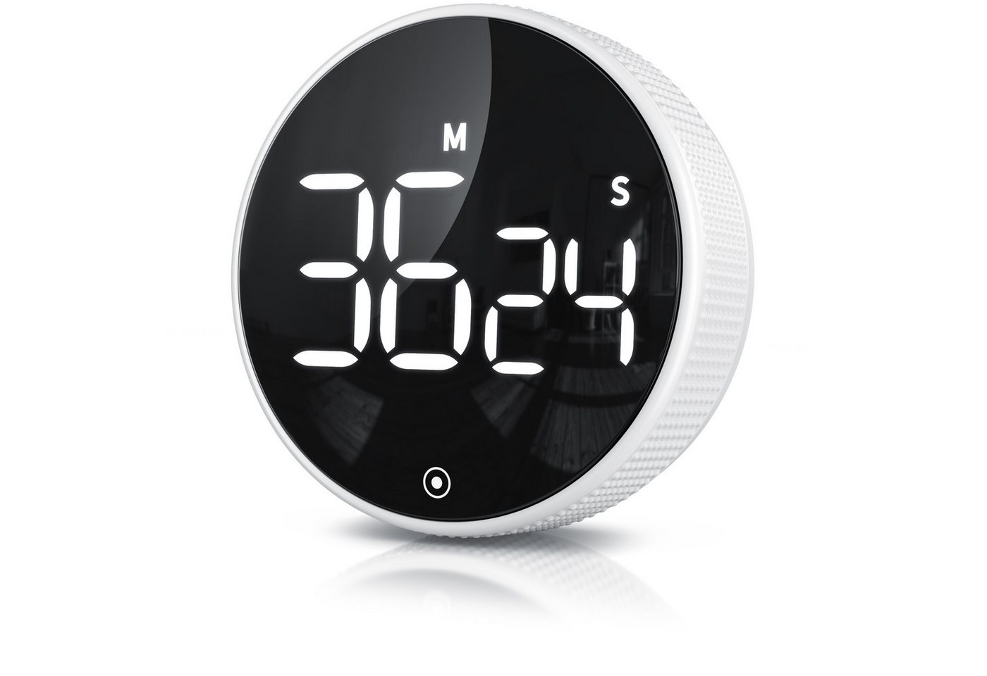 BEARWARE Küchentimer Digital, Küchenwecker Eieruhr, LED Display, Countdown, magnetisch Kurzzeittimer, Küchenuhr mit Restzeitanzeige, Alarmton einstellbar Bild 2