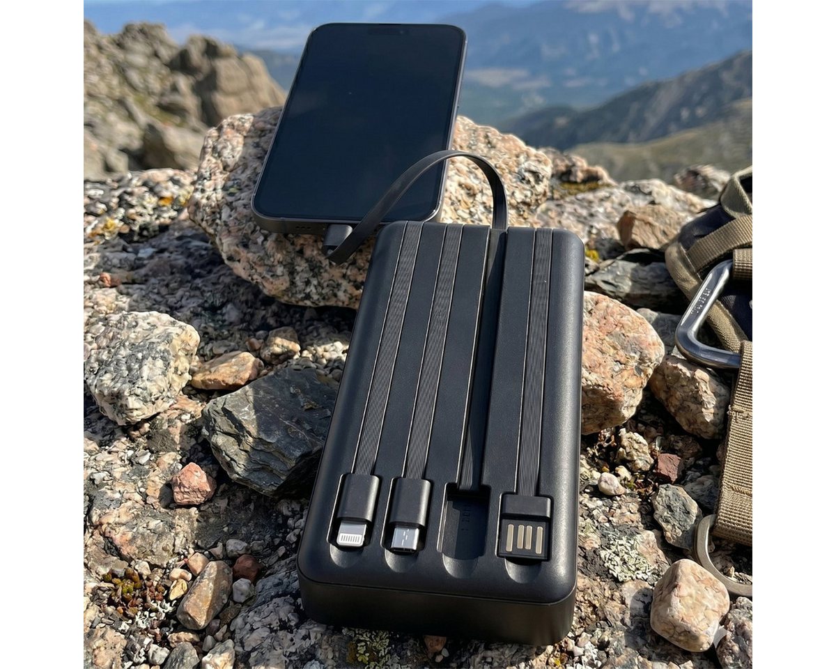 Setty Setty Solar-Powerbank SLR-120 20000 mAh schwarz Powerbank