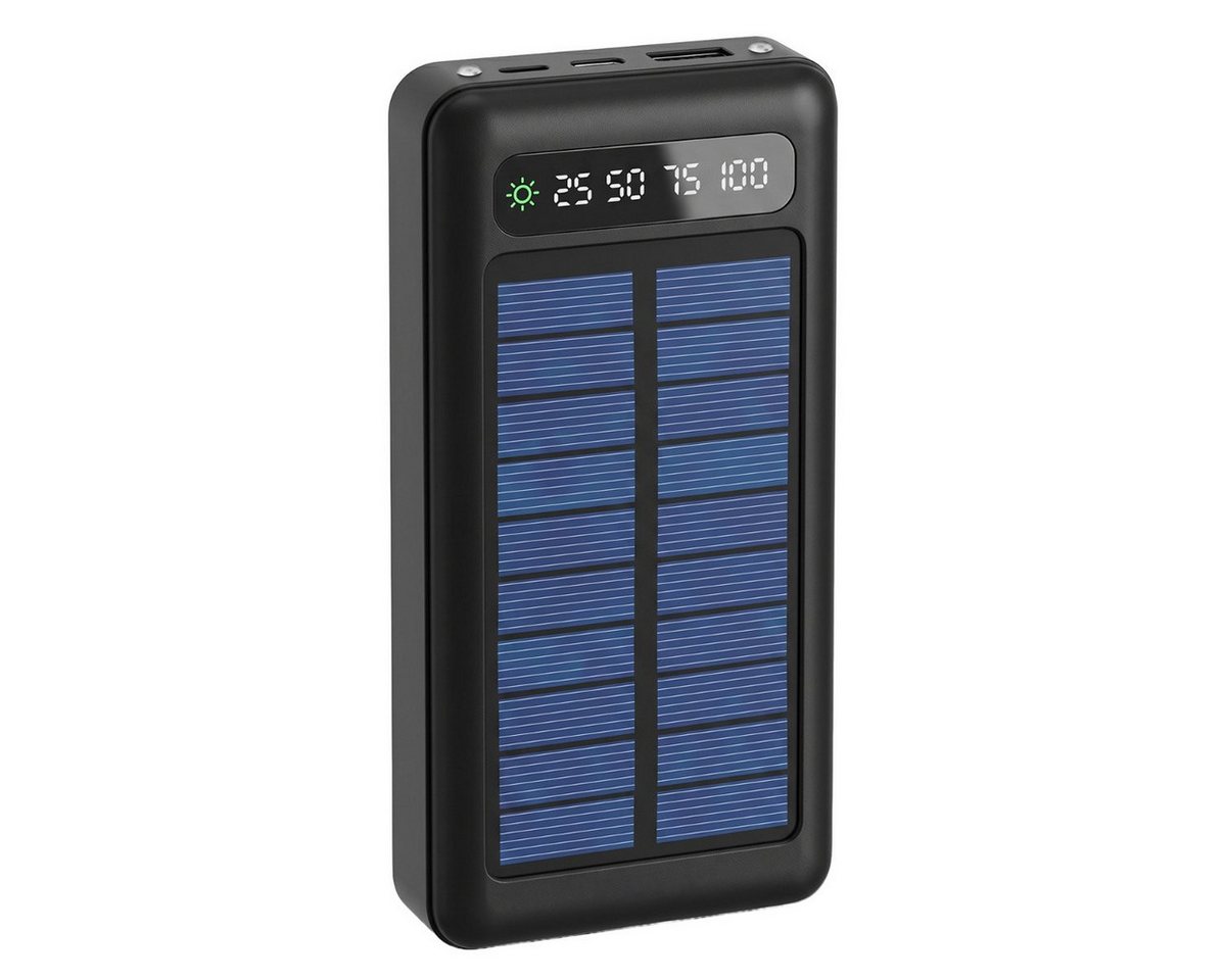 Setty Setty Solar-Powerbank SLR-120 20000 mAh schwarz Powerbank Bild 4