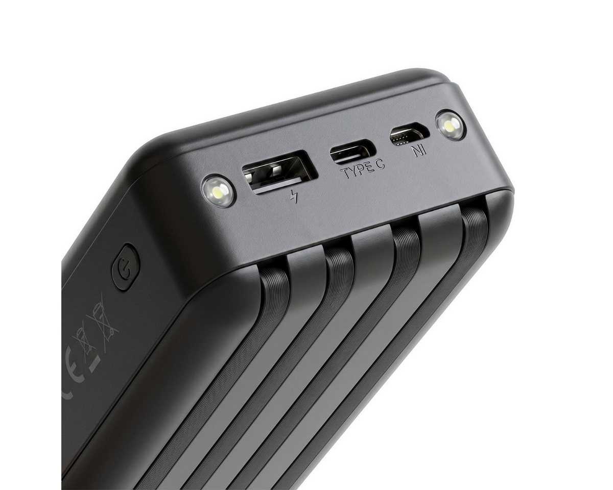Setty Setty Solar-Powerbank SLR-120 20000 mAh schwarz Powerbank Bild 5