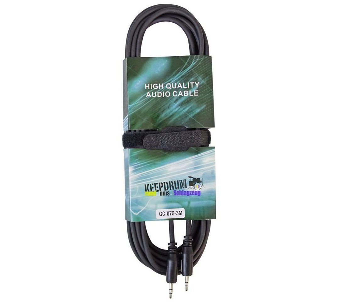 keepdrum keepdrum GC075 Klinkenkabel 3,5mm Stereo 3m Audio-Kabel, (300 cm), Klinkenkabel 3,5mm Bild 2