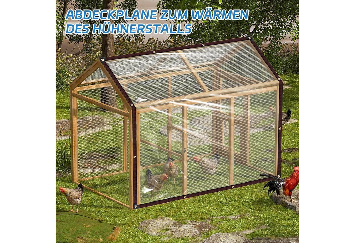 LuxusKollektion Schutzplane Abdeckplane Transparent 2x5m Bild 5