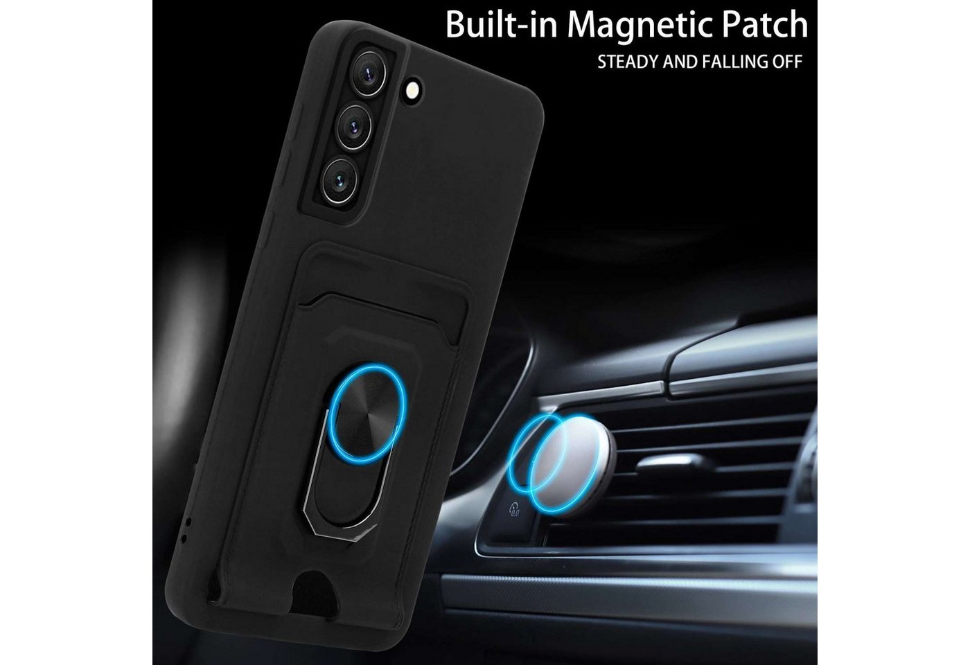 Cadorabo Handykette für Samsung Galaxy S22 PLUS Handykette mit Standfunktion Samsung Galaxy S22 PLUS, Handykette mit Standfunktion Schutzhülle Bild 5