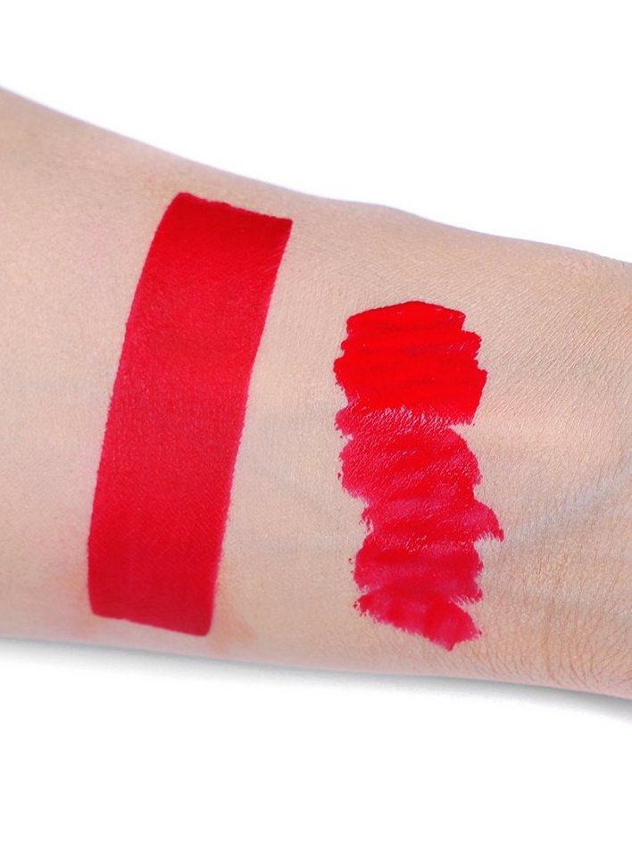 Maskworld Theaterschminke Aqua Make-up Schminke rot - Halloween Karneval, Hochwertige rote Wasserschminke mit 12 Gramm Inhalt Bild 3