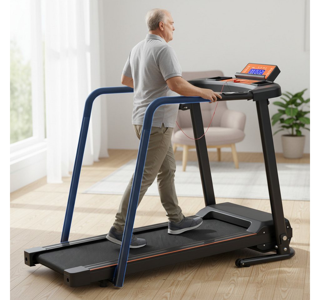 kowdom Laufband klappbar Zuhause mit App, Griff, 120kg, Senioren/Homeoffice, Klapp, trag, App-Steu, S-Arm, M-Notst, gelenk-sch, platz Bild 3