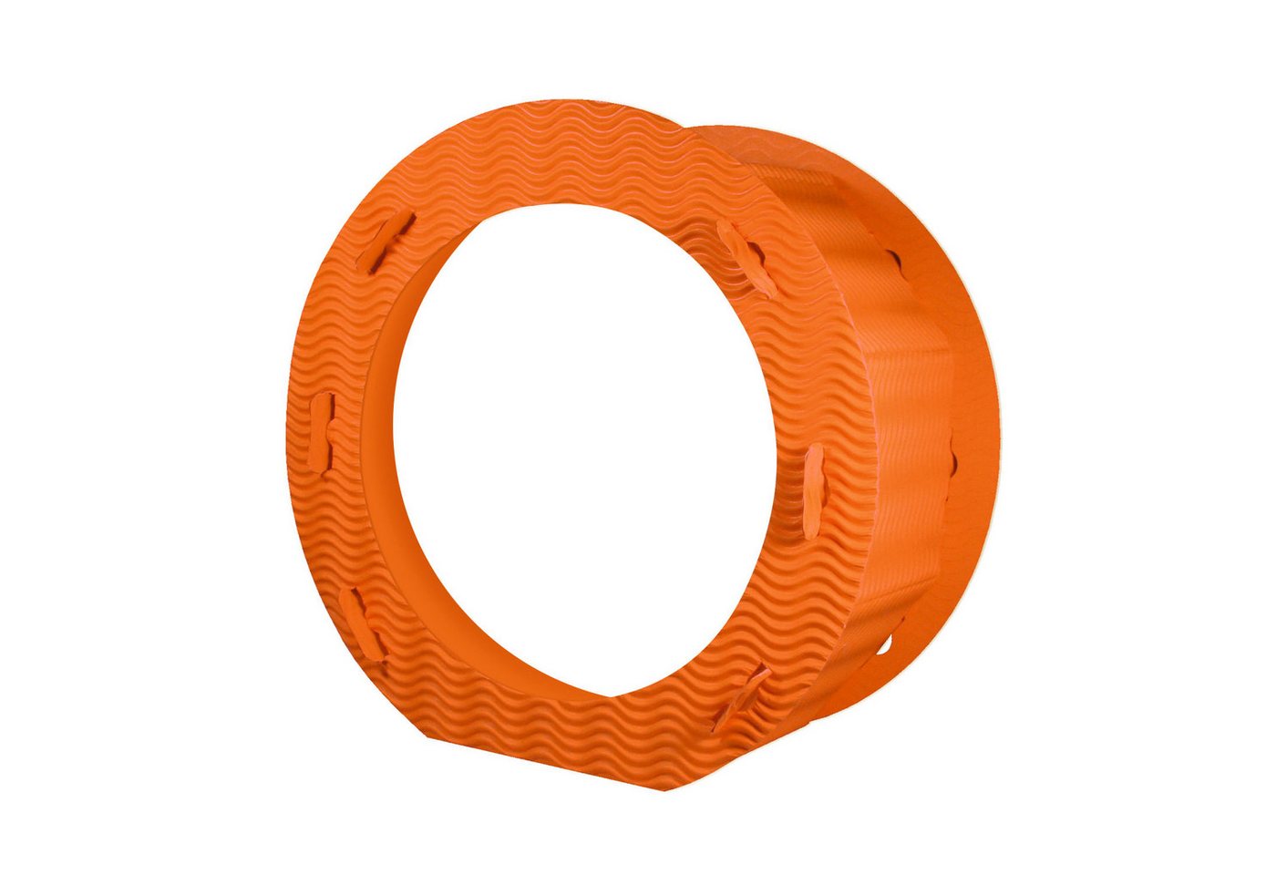 itenga Umzugslaterne itenga Laternen Rohling rund aus 3D-Wellpappe ORANGE