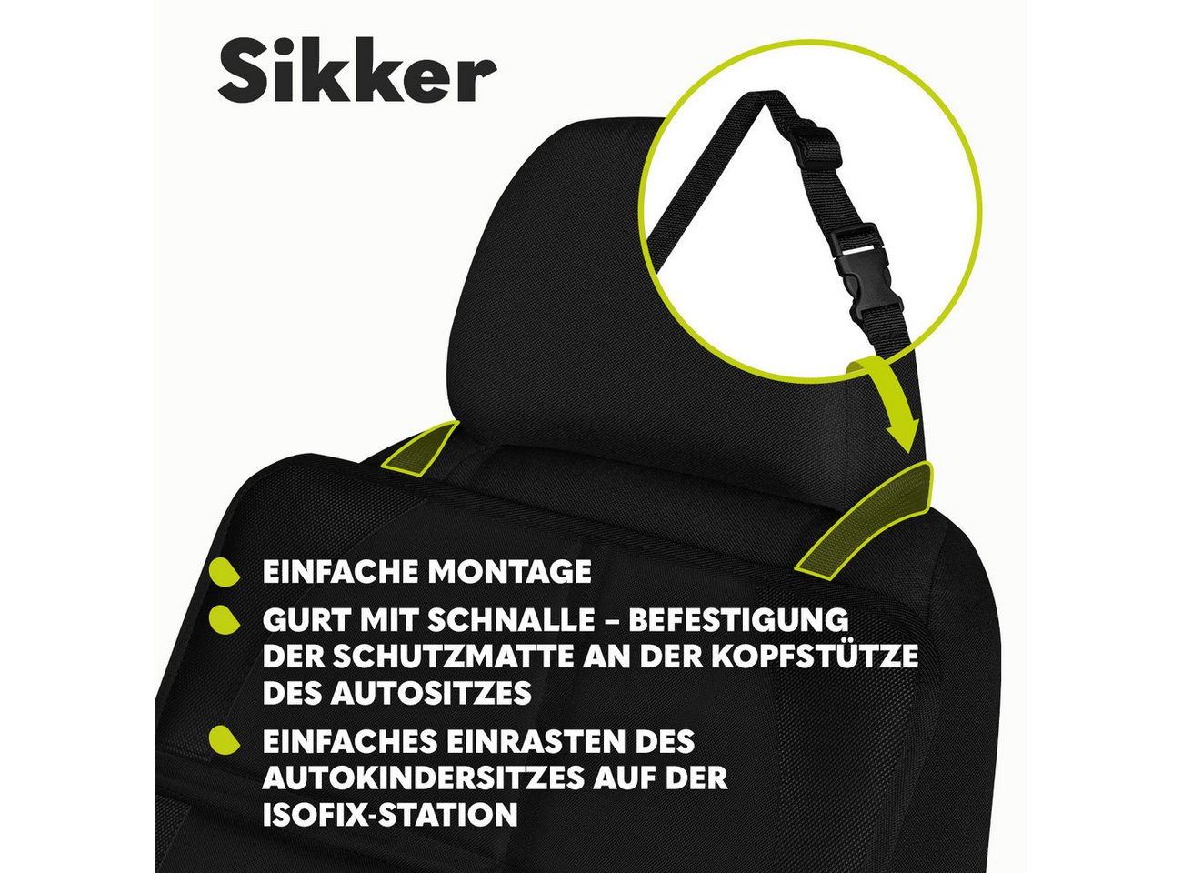 lionelo Kinder-Sitzauflage SIKKER, große Matte/wasserdicht Bild 4