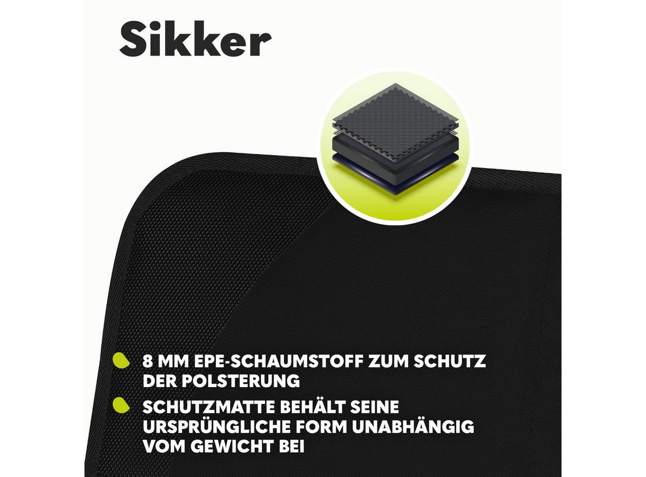 lionelo Kinder-Sitzauflage SIKKER, große Matte/wasserdicht Bild 5