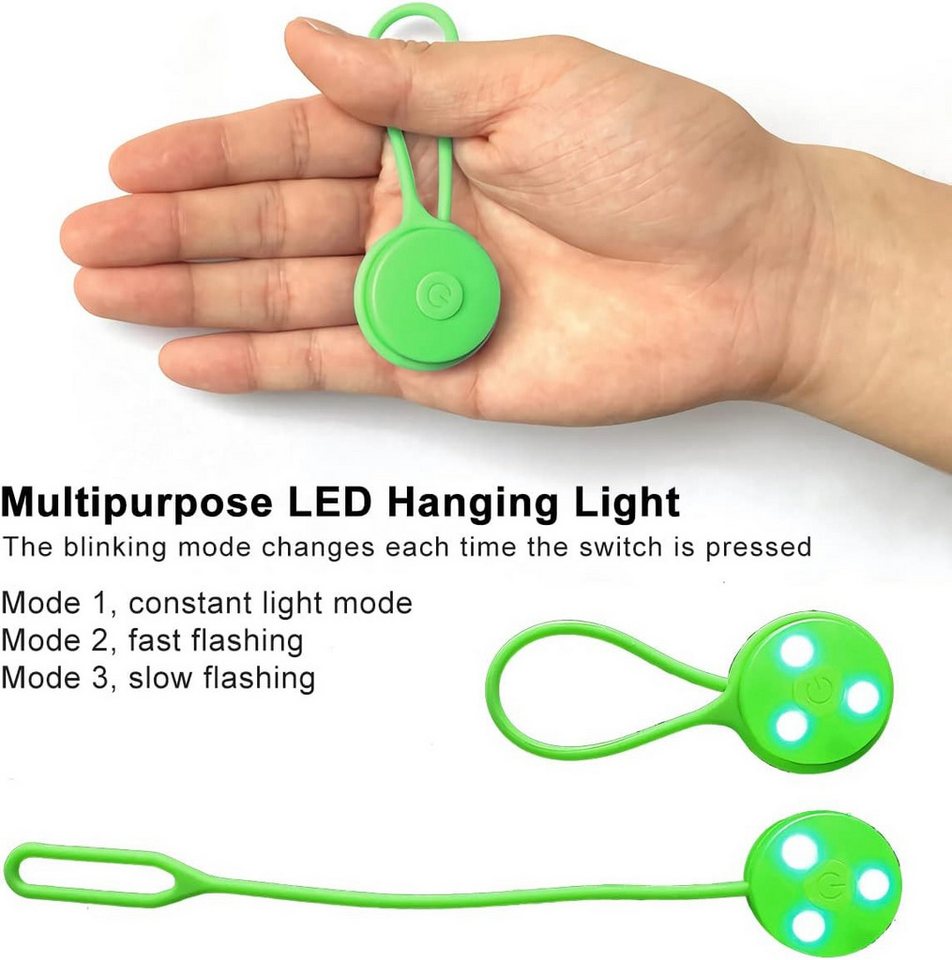 FELIXLEO Fahrradreflektor LED Blinklicht Schulranzen 3 Stk Reflektoren Kinder Bild 5