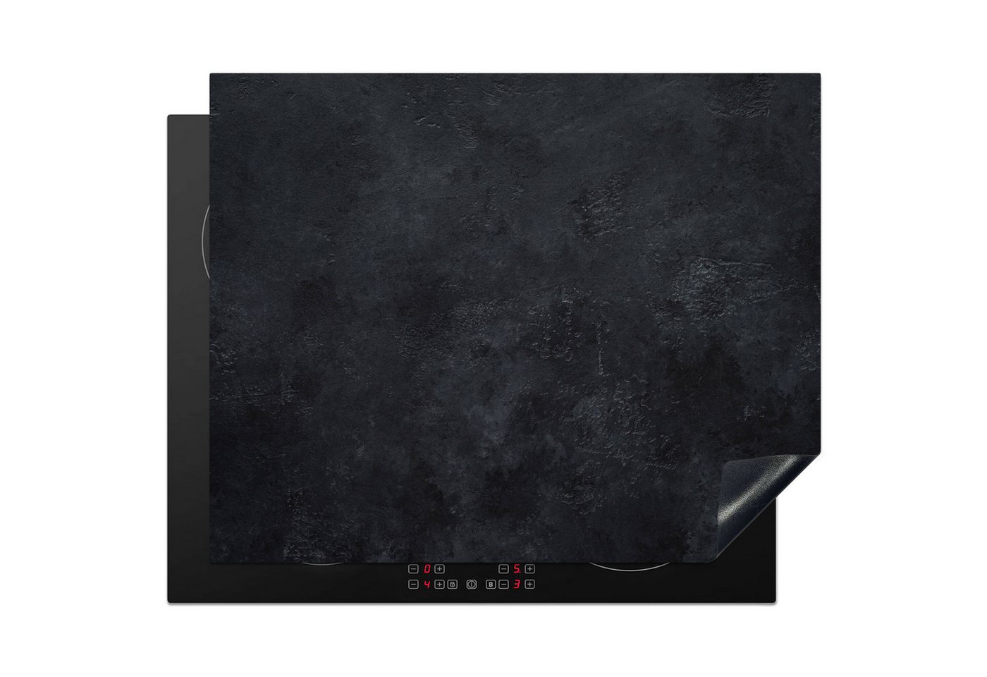 MuchoWow Herd-Abdeckplatte Beton - Induktionsschutz - Grau - Design - Abdeckplatte für Herd, Vinyl, (1 tlg), Abdeckung Induktionskochfeld Schutzmatte, Küche Deko, 65x52 cm Bild 5