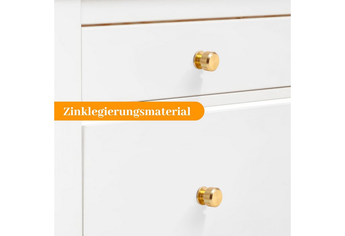 BlingBin Möbelknopf 12 Stück 30mm Möbelknöpfe Türgriff, Schrankknöpfe Schubladenknöpfe (20 Stück, 20-St., 30x30 mm), Kommode Türgriffe, Knöpfe für Schränke, Kleiderschrank Bild 4