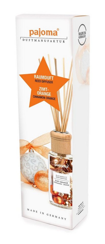 Levandeo® Luftbefeuchter, Raumduft 100ml Zimt-Orange Lufterfrischer Duftstäbchen