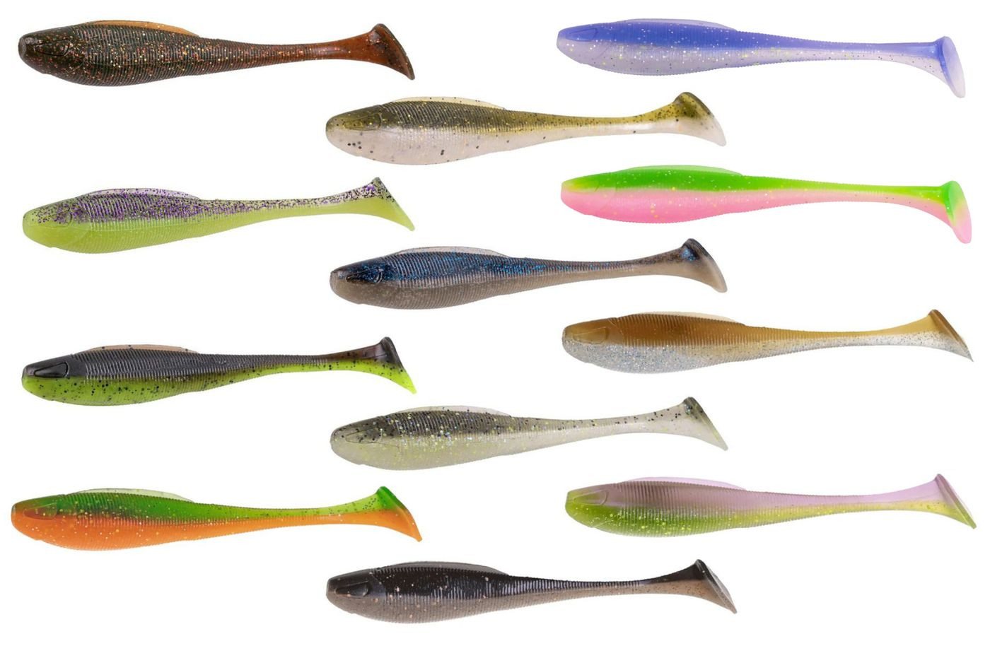 Zeck Fishing Kunstköder Zeck Barsch Alarm BA Sexy Swimmer 6cm - 10 Gummifische Bild 2