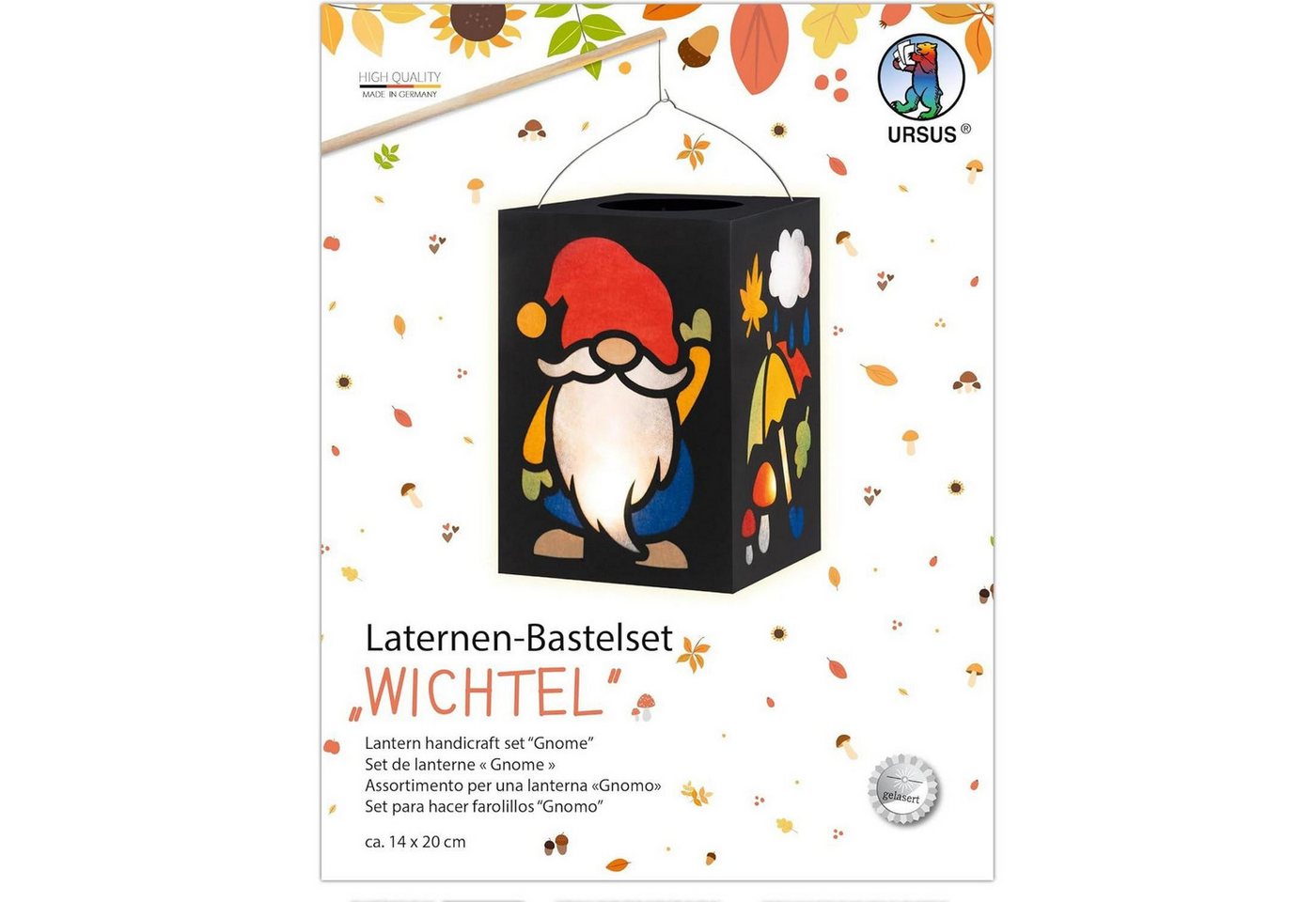 Ursus - Ludwig Bähr Umzugslaterne URSUS Laternen Bastelset WICHTEL Bild 3