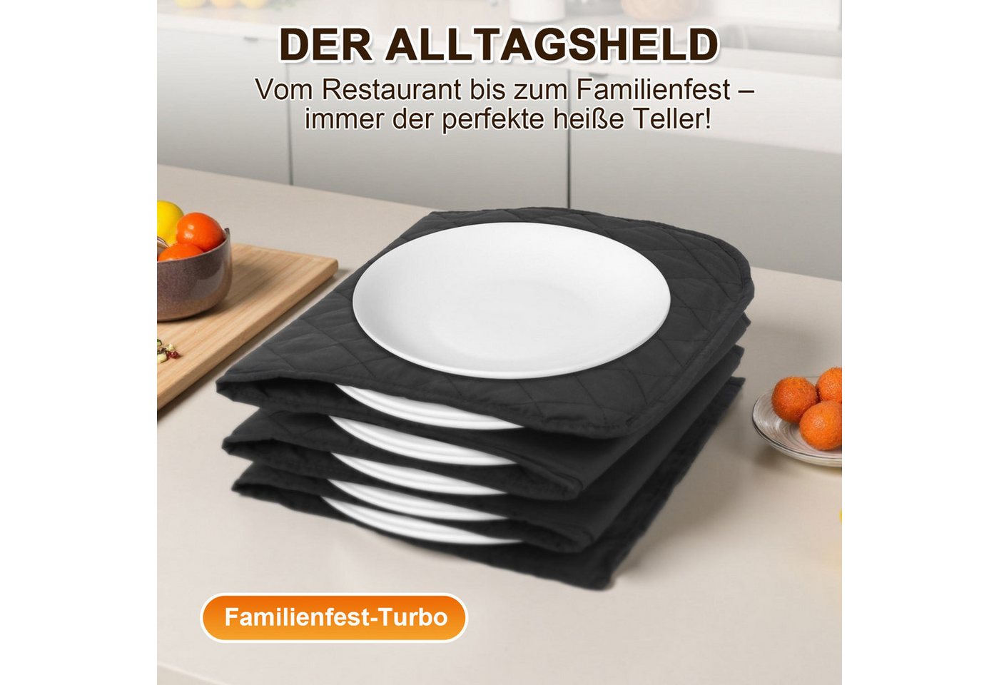 Clanmacy Tellerwärmer XXL-Tellerwärmer elektrisch für 12 Teller bis 32cm Durchmesser-200W Bild 4