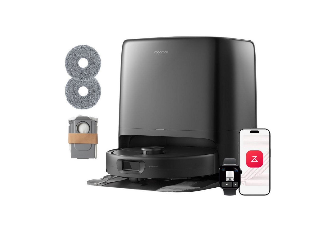 Roborock Saugroboter mit Wischfunktion, Qrevo 2 Pro (Upgrade von Qrevo S5V), 25.000 Pa Bild 3