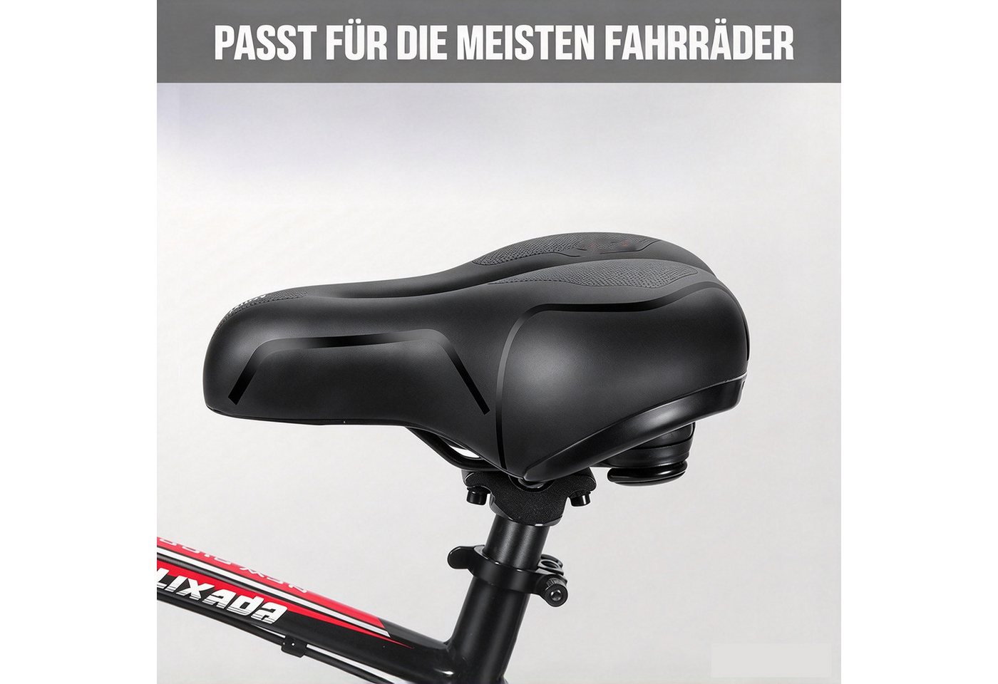 Fyrove Fahrradsattel Fahrradsattel Herren Damen Weicher Fahrrad Sattel,mit Memory Foam, Geeignet für Stadt- und Bergfahrräder sowie Elektrofahrräder Bild 3