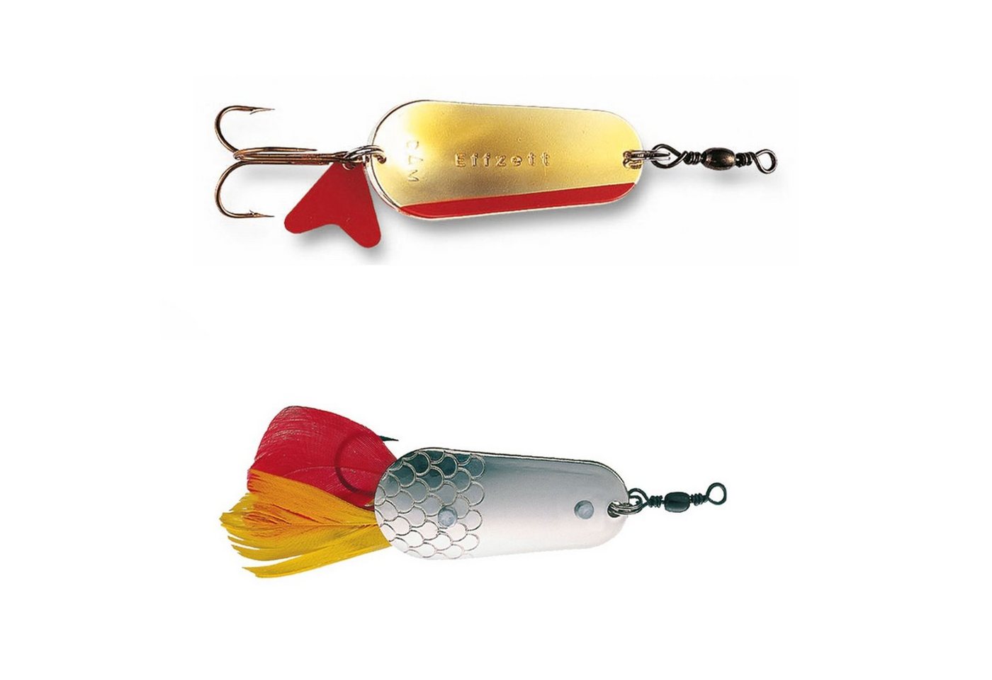 DAM Fishing Kunstköder, DAM Effzett Krautblinker 16g Silber/Gold Blinker