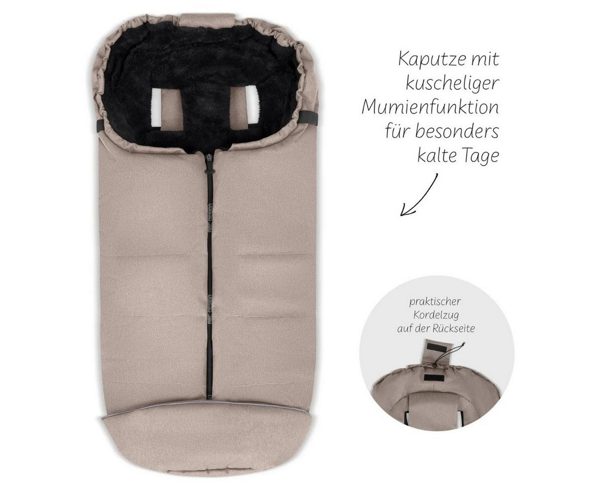 ABC Design Fußsack Winterfußsack, Kollektion 2025, Farbe: Camel Bild 3