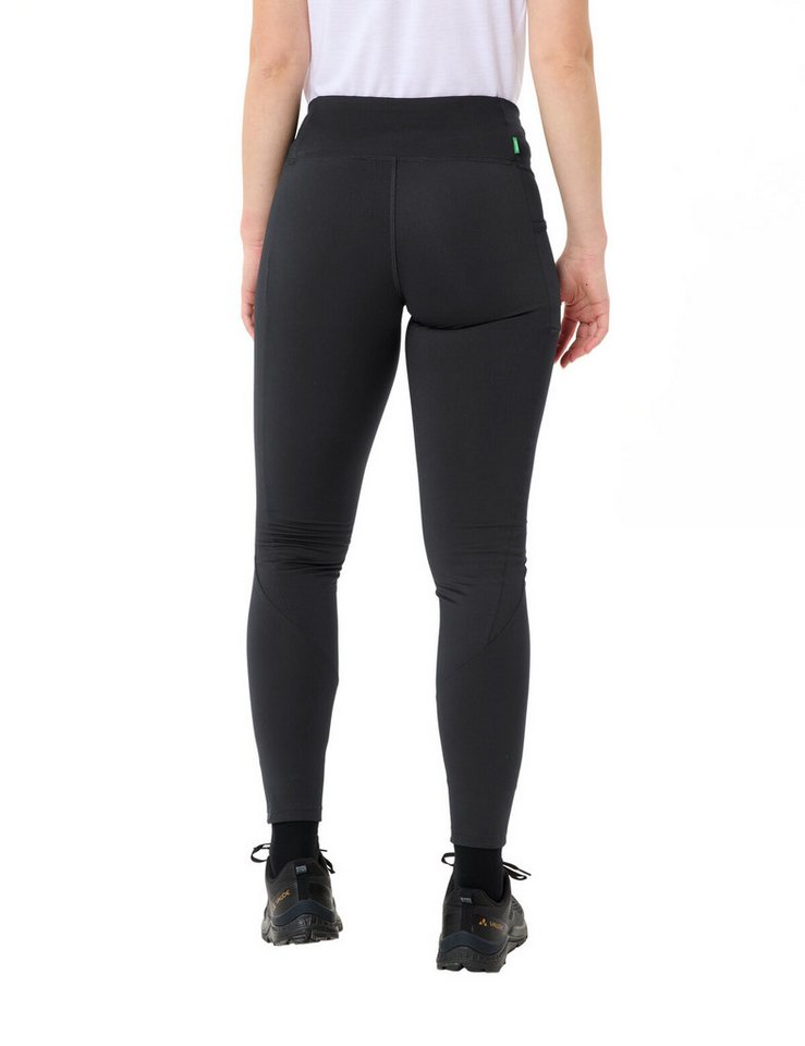 VAUDE Thermohose Women's Neyland Winter Tights für kalte Tage, mit Seitennahttasche und elastischer Schlaufe