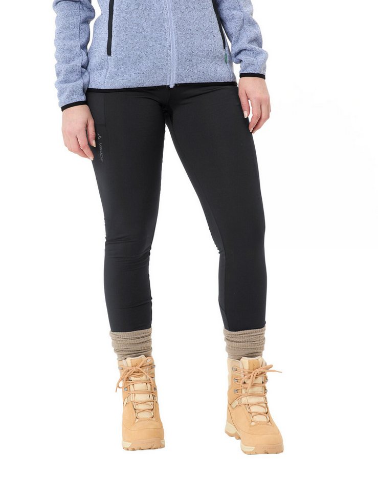 VAUDE Thermohose Women's Neyland Winter Tights für kalte Tage, mit Seitennahttasche und elastischer Schlaufe Bild 5