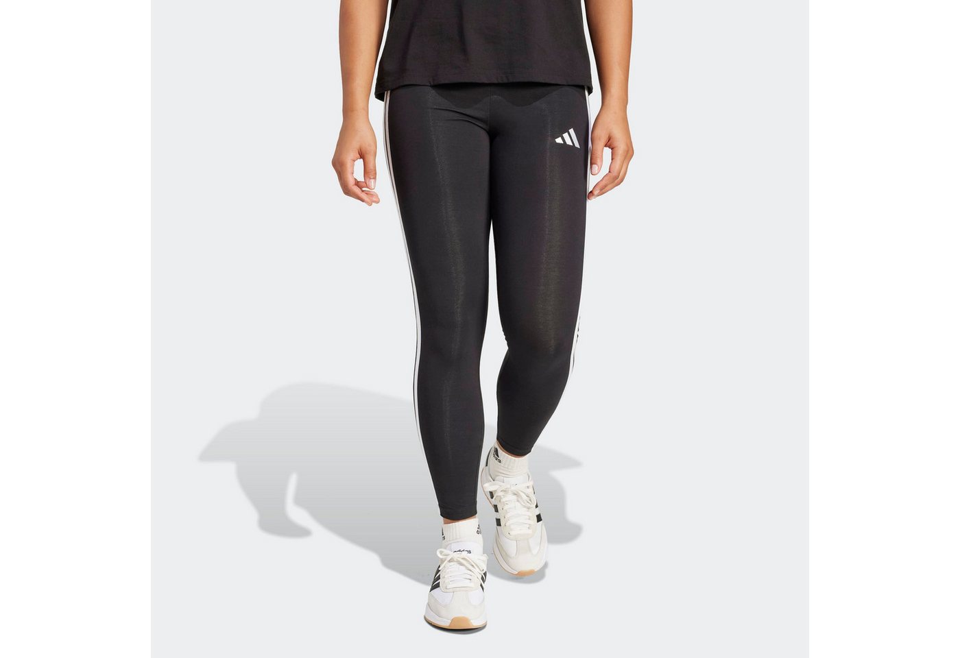 adidas Sportswear Trainingstights W 3S SJ LEG sportlicher Look, mit 3-Streifen-Design, mit Elasthan-Anteil Bild 3