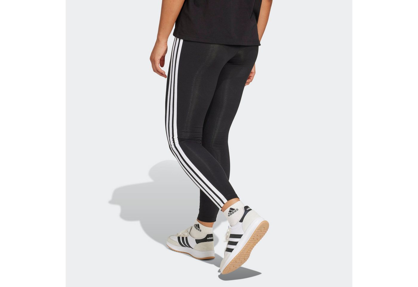 adidas Sportswear Trainingstights W 3S SJ LEG sportlicher Look, mit 3-Streifen-Design, mit Elasthan-Anteil Bild 4