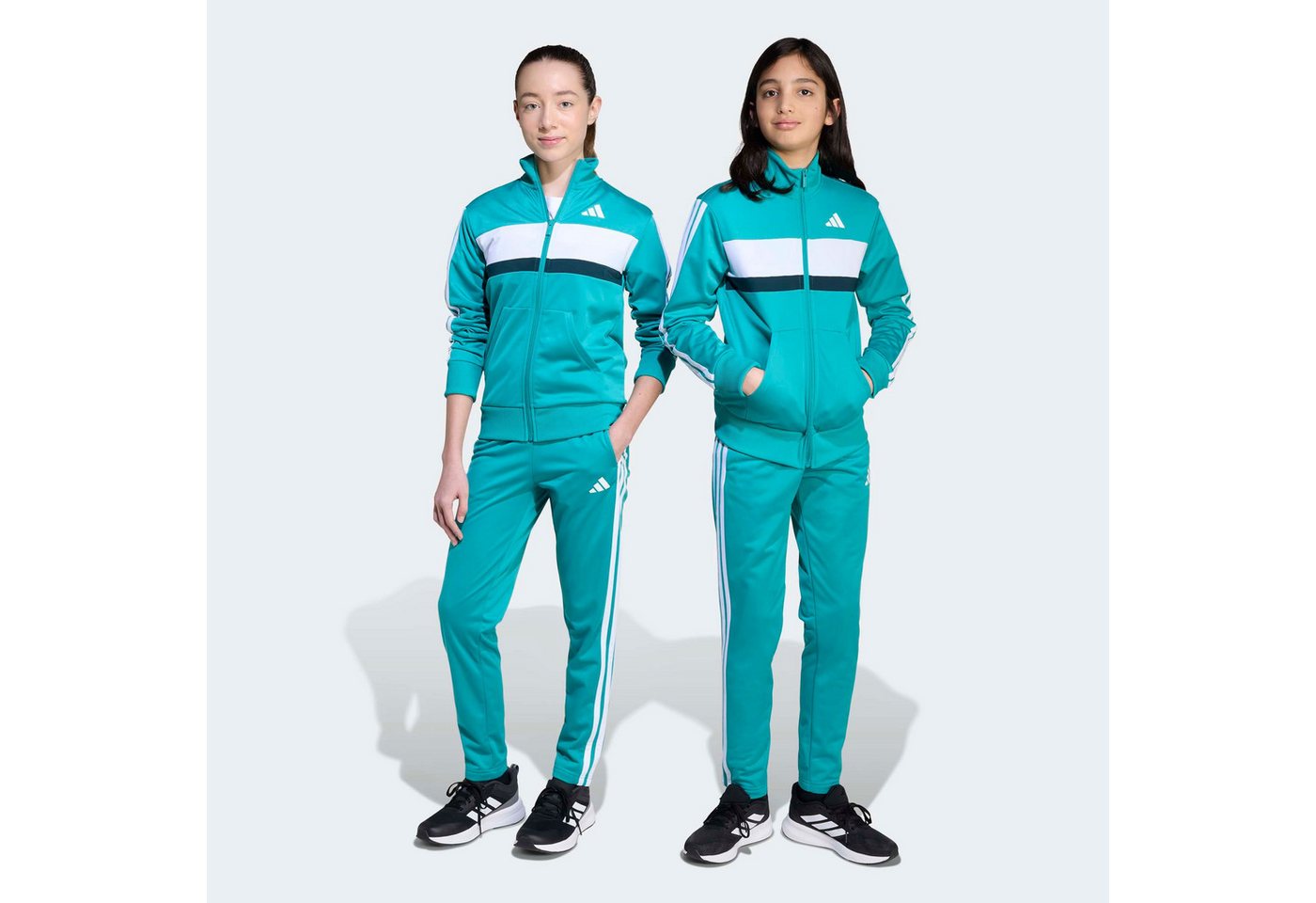 adidas Sportswear Trainingsanzug J 3S TIBERIO TS (2-tlg), für Kinder, zweiteilig, sportlicher Stil Bild 4