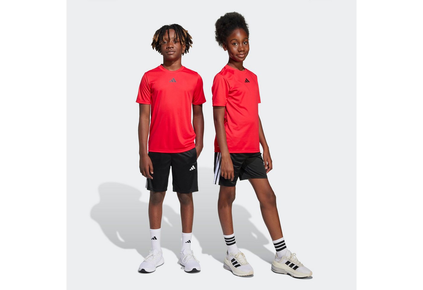 adidas Sportswear Trainingsanzug J TR-ES 3S SET (2-tlg), Trainingsanzug für Kinder, zweiteiliges Set, sportlicher Stil