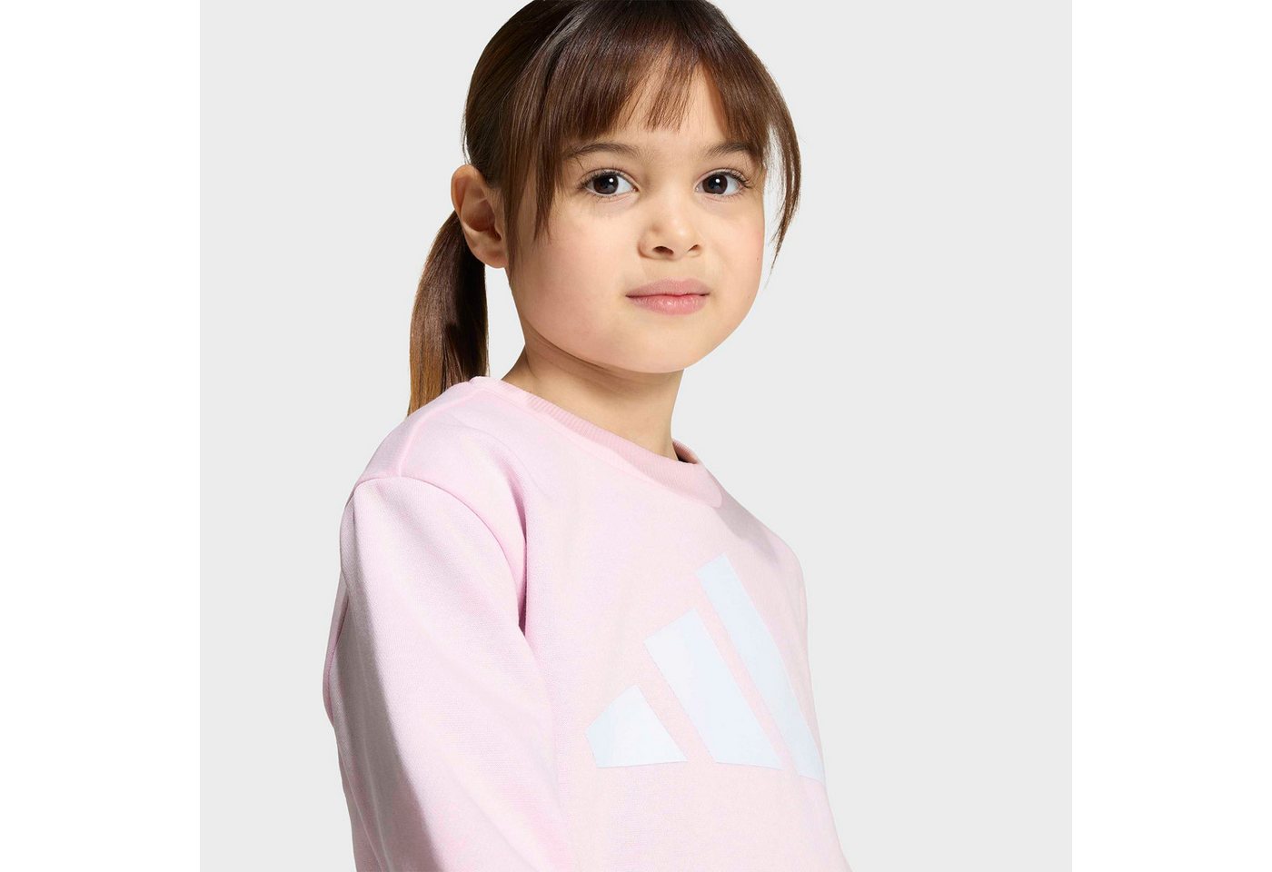 adidas Sportswear Trainingsanzug LK BL FL JOG (2-tlg), Trainingsanzug für Kinder, zweiteilig, sportlicher Stil, zum Laufen