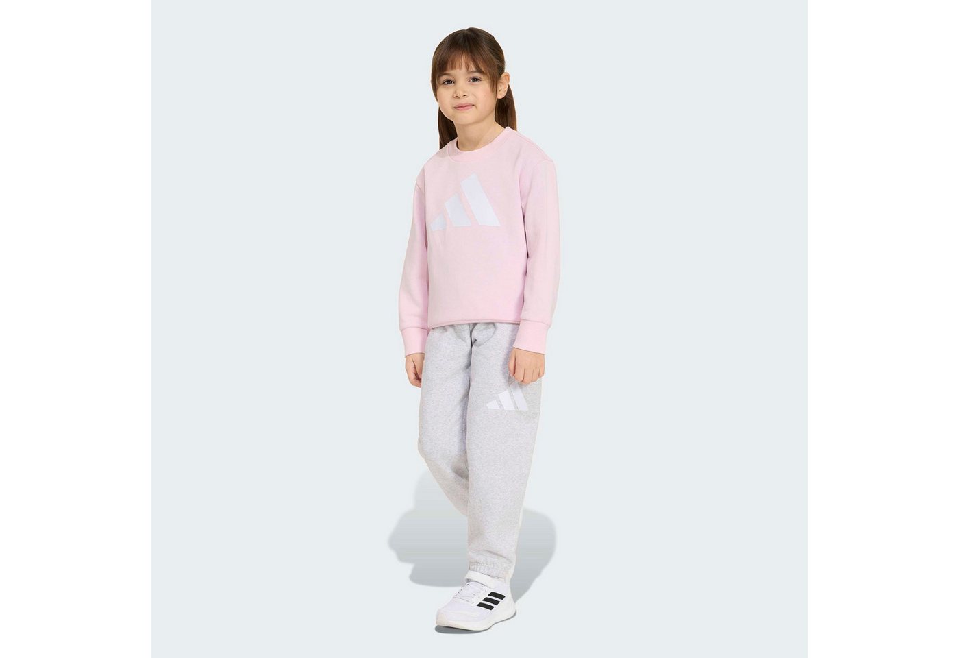 adidas Sportswear Trainingsanzug LK BL FL JOG (2-tlg), Trainingsanzug für Kinder, zweiteilig, sportlicher Stil, zum Laufen Bild 2